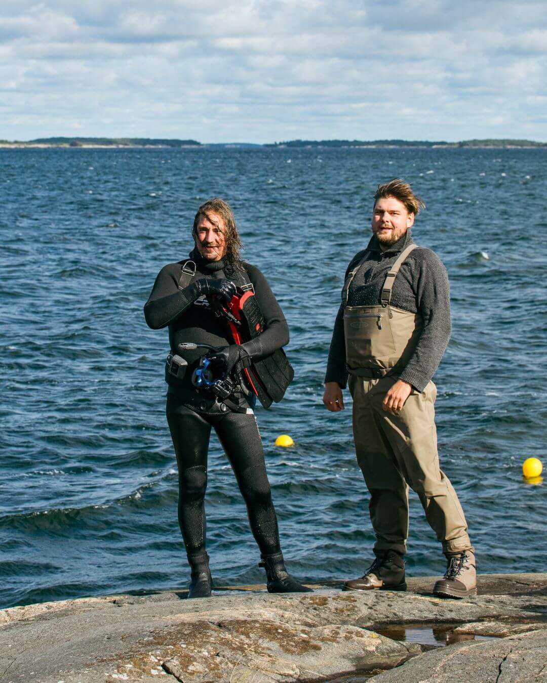 Under Ytan's Sea weed divers at the Baltic Sea