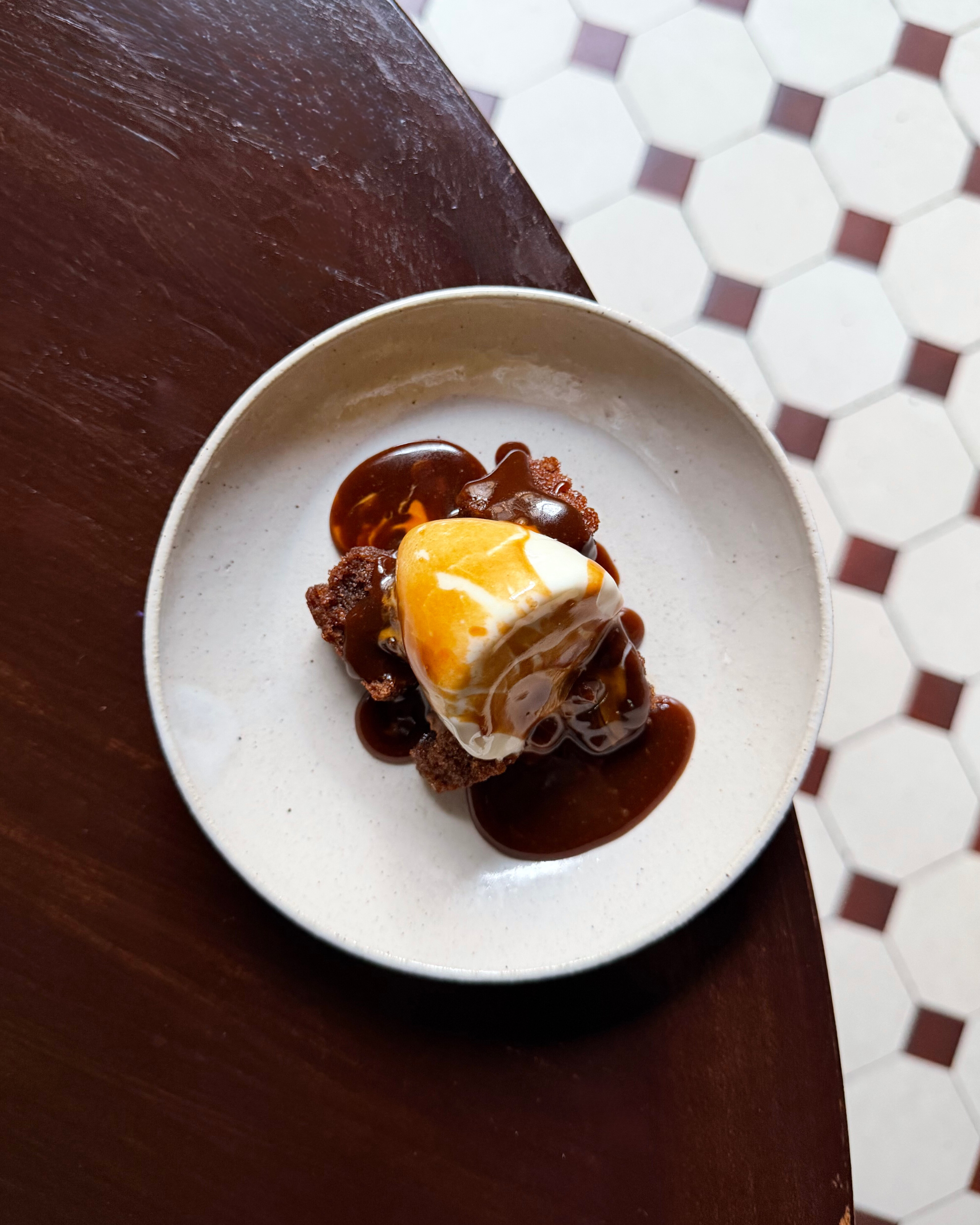 Restaurant Nolla dessert – stout cake with parsnip ice cream. fine dining helsinki | best finnish restaurant helsinki